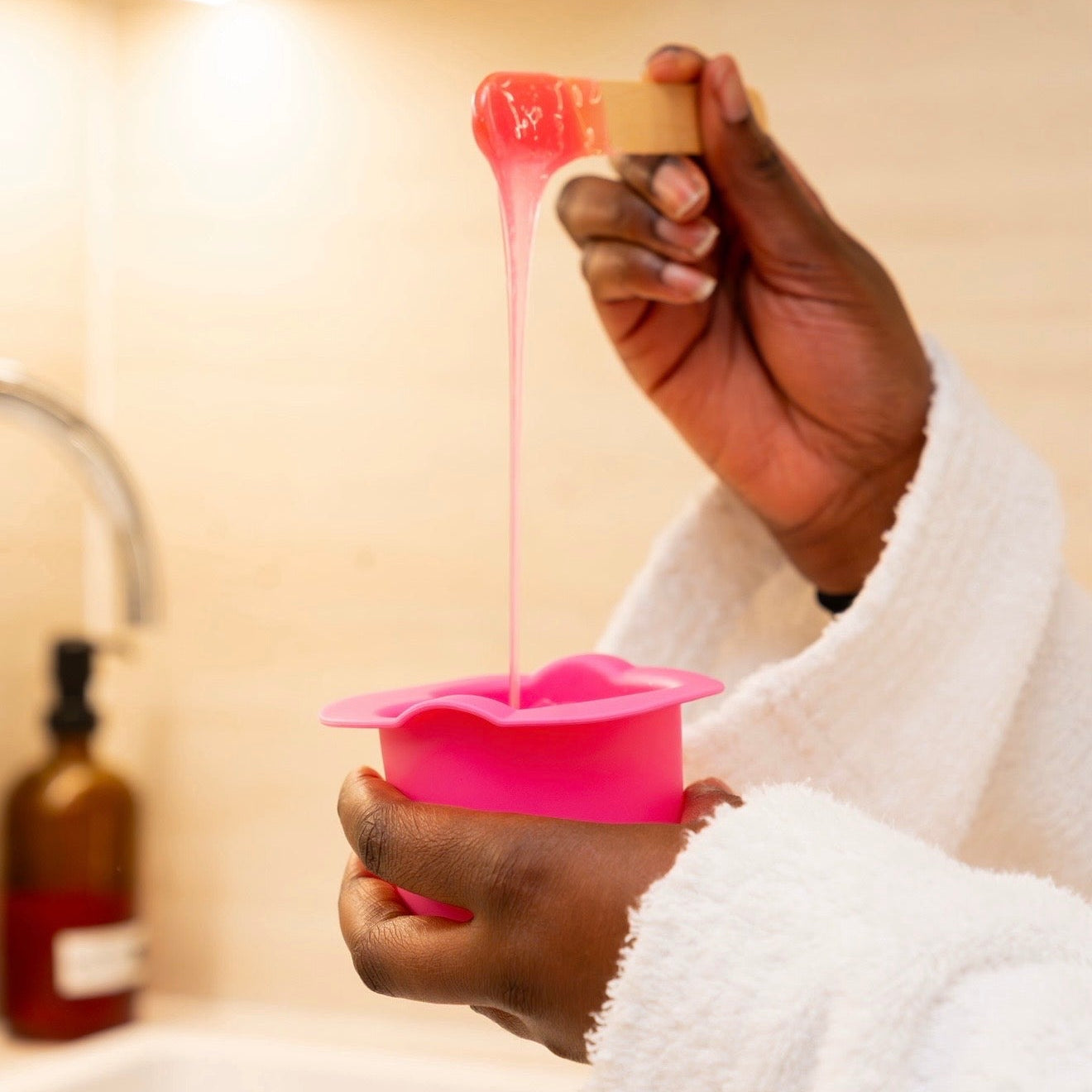 Pot silicone pour cire